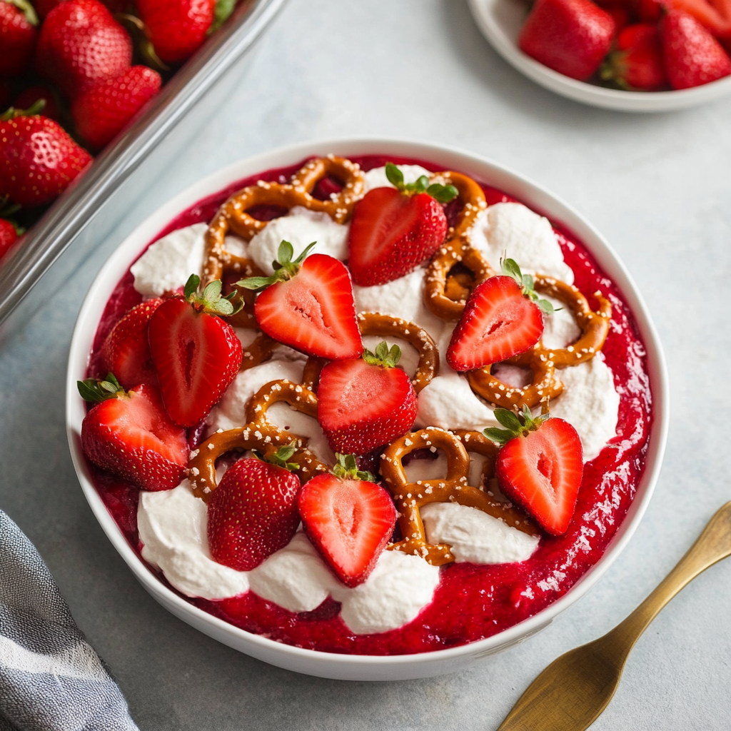 Strawberry Pretzel Salad