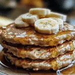 Cottage Cheese Banana Oatmeal Protein Pancakes