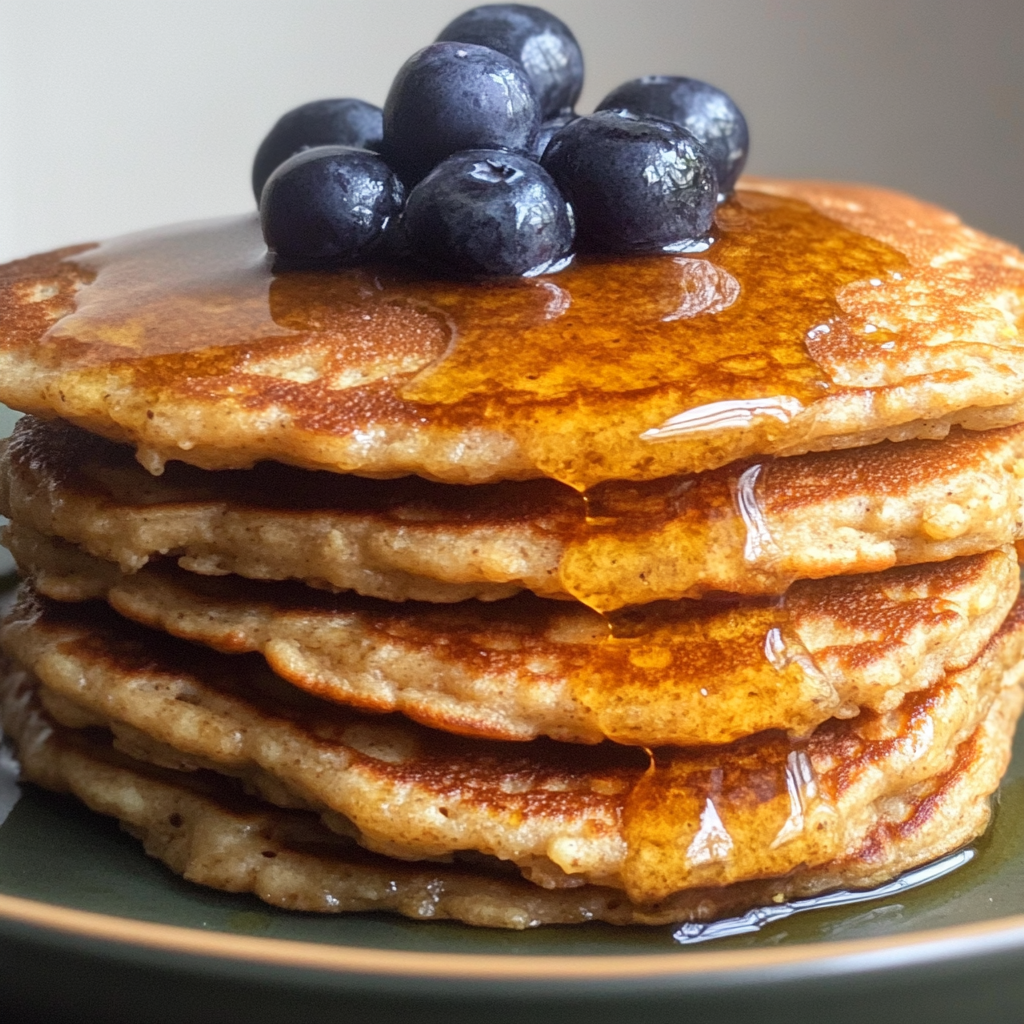 Cottage cheese oatmeal pancakes