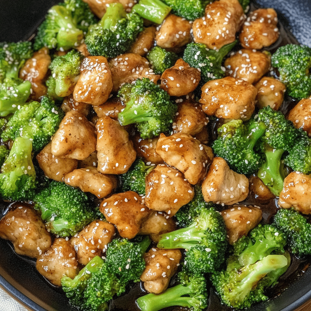 Honey Sesame Chicken and Broccoli