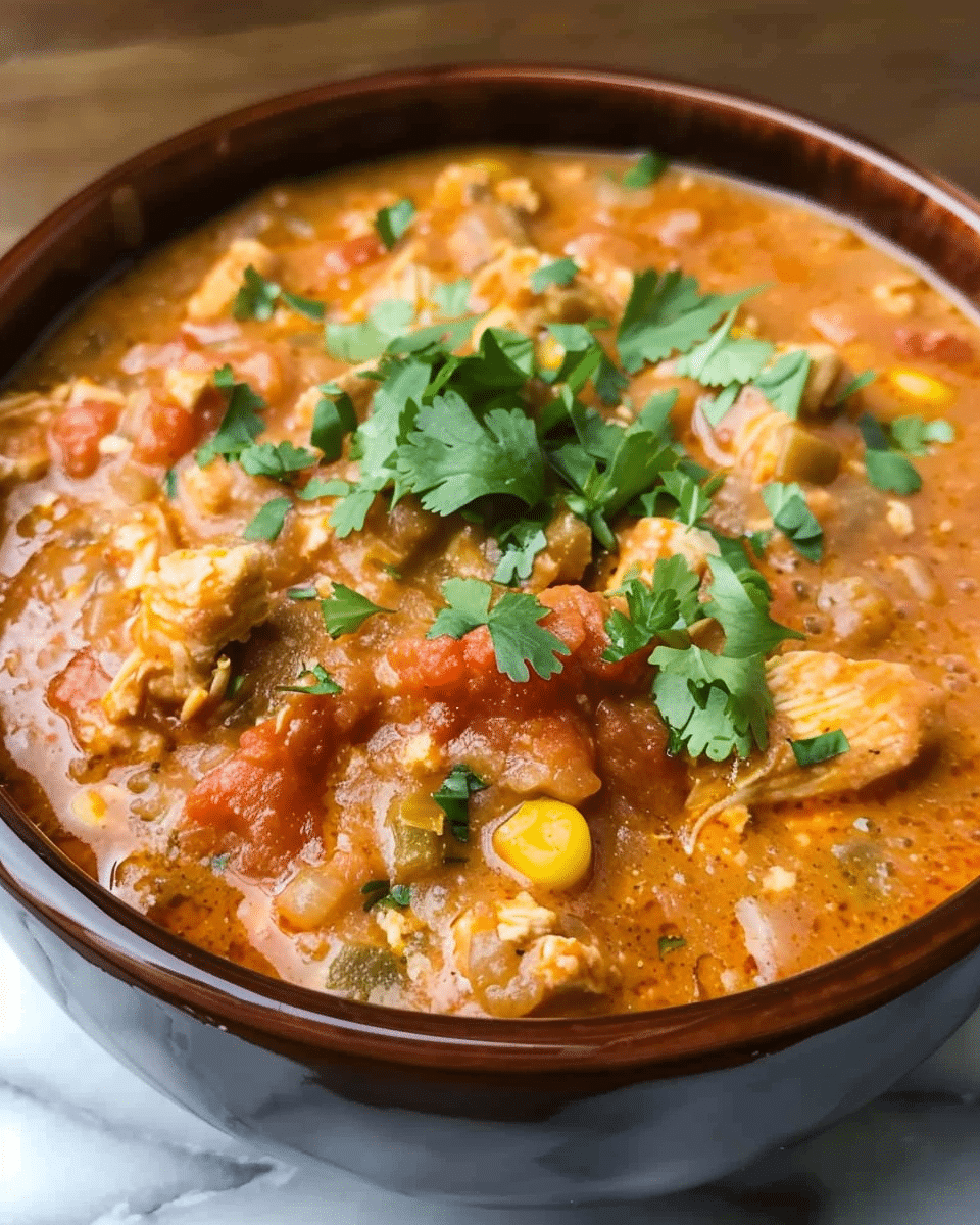 Slow Cooker Buffalo Chicken Chili