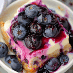 Blueberry Cheesecake Baked Oats