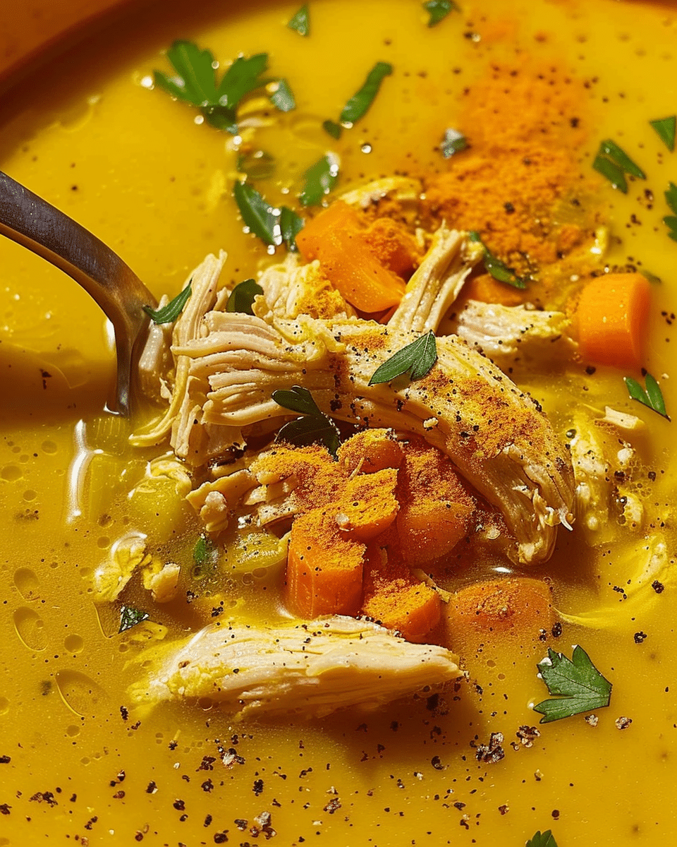 Anti-Inflammatory Turmeric Chicken Soup