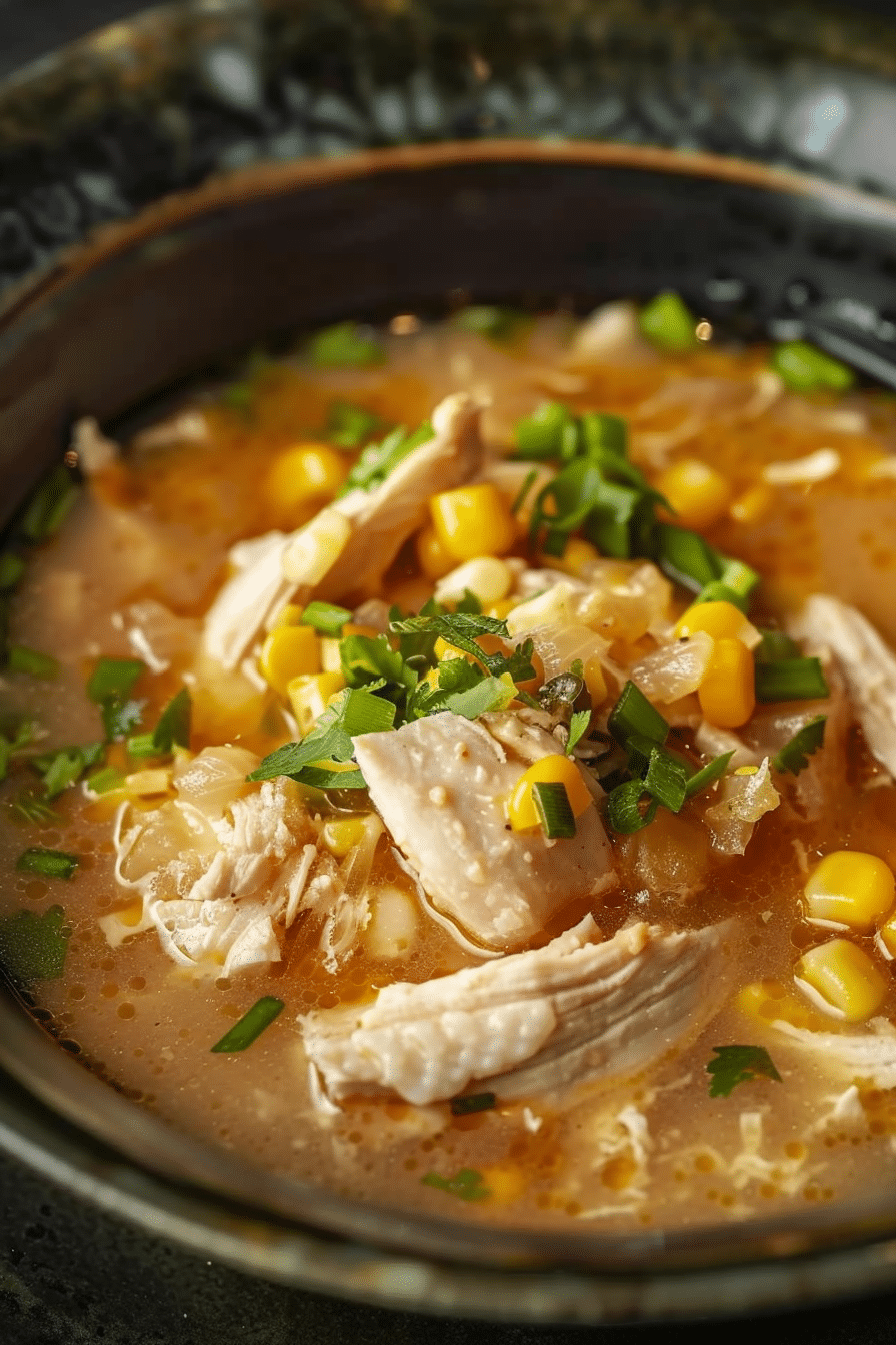 Sweet Corn Chicken Soup