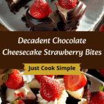 Chocolate Covered Cheesecake Strawberries