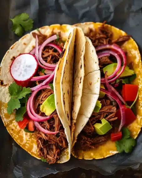 Honey Chipotle Shredded Beef Tacos Recipe