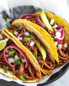 Honey Chipotle Shredded Beef Tacos Recipe