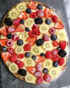 Easter Egg Fruit Pizza