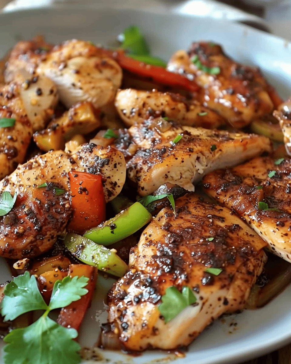 Easy Black Pepper Chicken Recipe