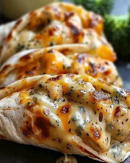 Cheesy Garlic Chicken Wraps: A Deliciously Easy Meal