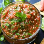 5-Minute Blender Salsa (Restaurant Style Salsa)