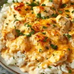 Creamy Smothered Chicken and Rice Recipe
