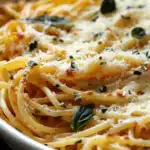 Cheesy Garlic Parmesan Spaghetti