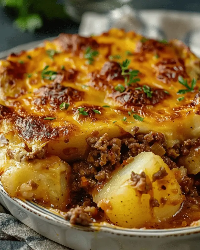 Hamburger Potatoes
