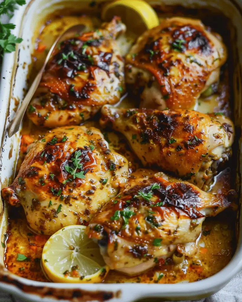 Baked Lemon Butter Chicken