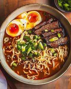 Beef Ramen Noodle Soup