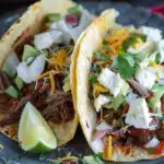 Slow Cooker Chipotle Beef Tacos