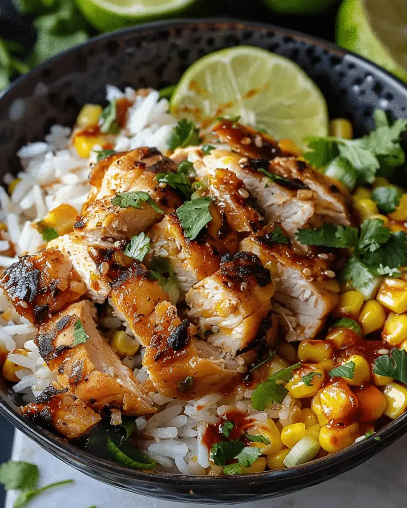 Best Street Corn Chicken Rice Bowl Recipe