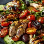 Keto Grilled Chicken and Veggies Salad