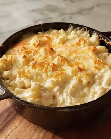 Keto Cauliflower Mac and Cheese